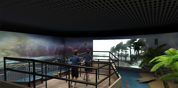 VR虛擬現實體驗臺風來襲